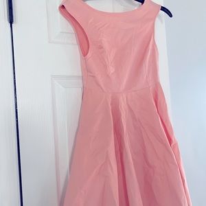 Tobi light pink skater dress